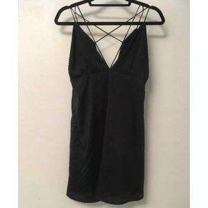 Silk-feel slip dress size XS